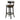 Mossoro - 27" Dark Brown Swivel Bar stool with Nailhead Decoration - Magasins Hart | Hart Stores