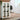 Isabel - 2 Glass Door Tall Cabinet - White - Magasins Hart | Hart Stores