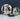 Dinnerware 12pc Set Black Leaves
