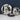 Dinnerware 12pc Set Black Leaves