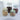 A LA CUISINE - set of 4 clear glass jar