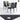 Atelier Du Nord - Xacharia 5pc Dining Room Table Tempered Glass - Magasins Hart | Hart Stores