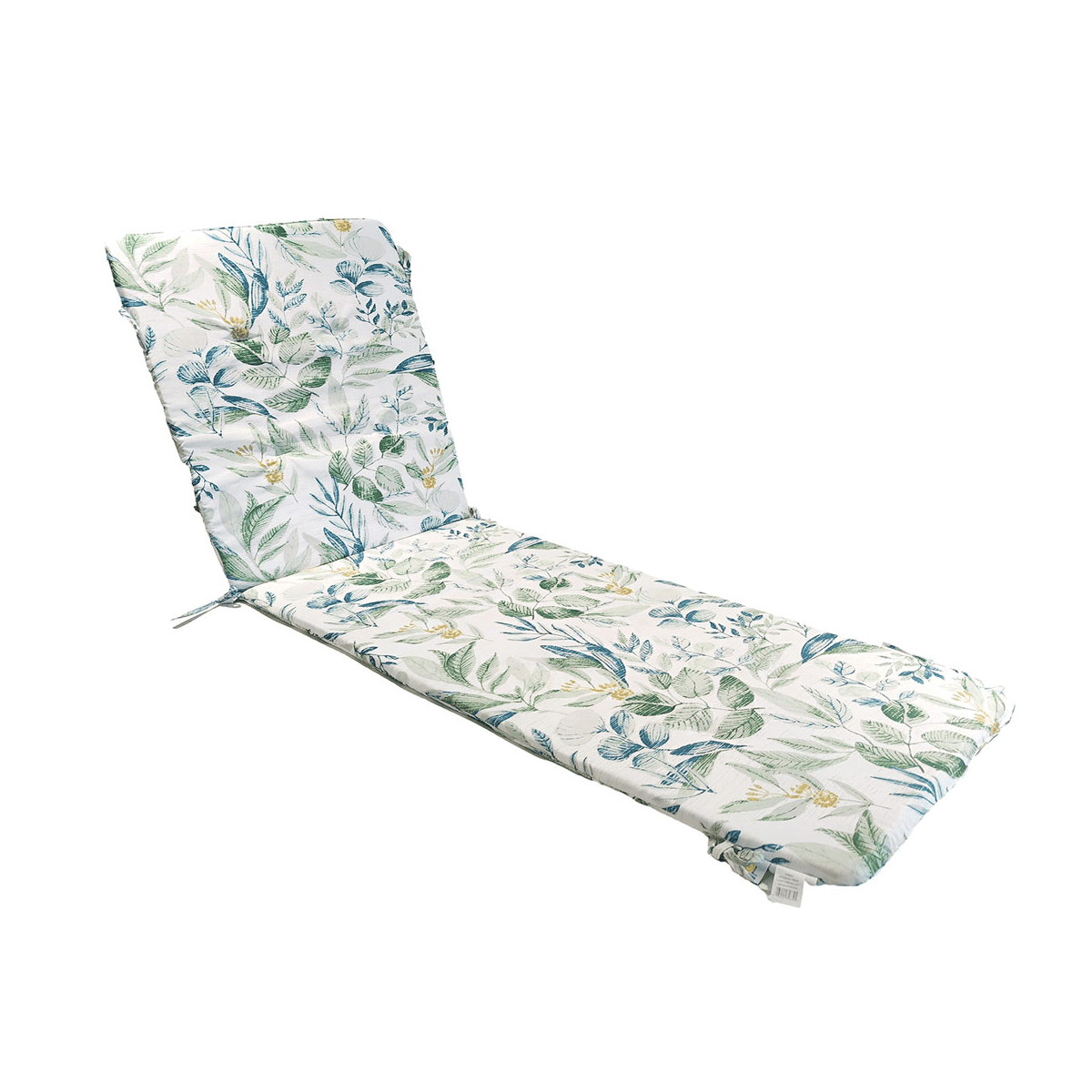 Lot De 2 Coussins Extérieurs Imperméables Pour Chaise Longue - Sangle élastique Réglable - Décoration Jardin Blanc Boho