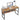Coleshome Office Desk With Shelf - Magasins Hart | Hart Stores