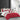Comforter 6pc Anastasia Red Embroidered