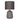 LAURENT TAYLOR - Ceramic Table Taupe Shade Dark Grey Base