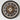 Oversized Roman Numeral Vintage Wall Clock with gears | 23'' black