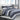 Gibson- Quilt Set 3pc Blue Stripe