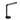 LED LIGHT W/WIRELESS BLK PHONE CHARGER 34.5X40X18CM
