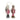 Hanging Glittered Nutcracker Ornaments β Pink (12.5 cm, Set of 2 Assorted) - Magasins Hart | Hart Stores