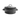A La Cuisine - 10" Round Enamel Roaster with Lid
