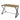 Brantley Oak Computer Office Desk Metal Frame