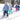 Youth Snowshoes Set 7x16in Red Plaid