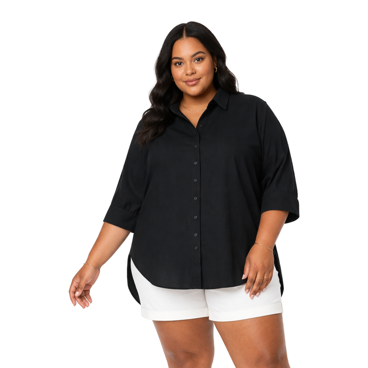 Hart Plus Program Plus Size Long Sleeve Button-Up Shirt – Magasins Hart | Hart Stores