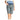 Denim Bermuda With Stripes