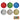150mm Plastic Hanging Glittered Ball - 6 assorted - Magasins Hart | Hart Stores