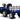 Camion agricole électrique pour enfant, 12V 4.5AH*1 + 2 moteurs, bleu, télécommandé 2.4G