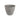 Planter 10.4in Round Antique Style Plastique White Taupe