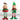 2 Fabric Sitting Boy/girl Elf With Dangling Legs - 50 CM - Magasins Hart | Hart Stores