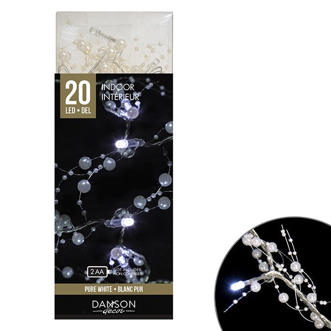 20 PEARLOOK B/O LED LIGHTS - Pure White – Magasins Hart | Hart Stores