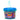 Marbled 1.5 Bucket -neon Pink+blue
