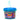 Marbled 1.5 Bucket -neon Pink+blue 
