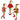 3 Asst,18" Flexible Hanging Fabric Elf - Magasins Hart | Hart Stores