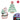 30–31cm Infinity Illuminated Mirror, Double - Sided, USB Powered, 2 Assorted Designs: Christmas Tree & Santa Claus - Magasins Hart | Hart Stores