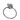 Towel Ring Chrome Plated With Crystal
