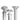 BELLAMY POLE SET - SILVER
