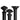 BELLAMY POLE SET - BLACK