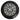 22 Inch Black Clock - Roman Numerals - Magasins Hart | Hart Stores