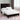 Haley - Black Upholstered Bed with Tufted Headboard - Magasins Hart | Hart Stores