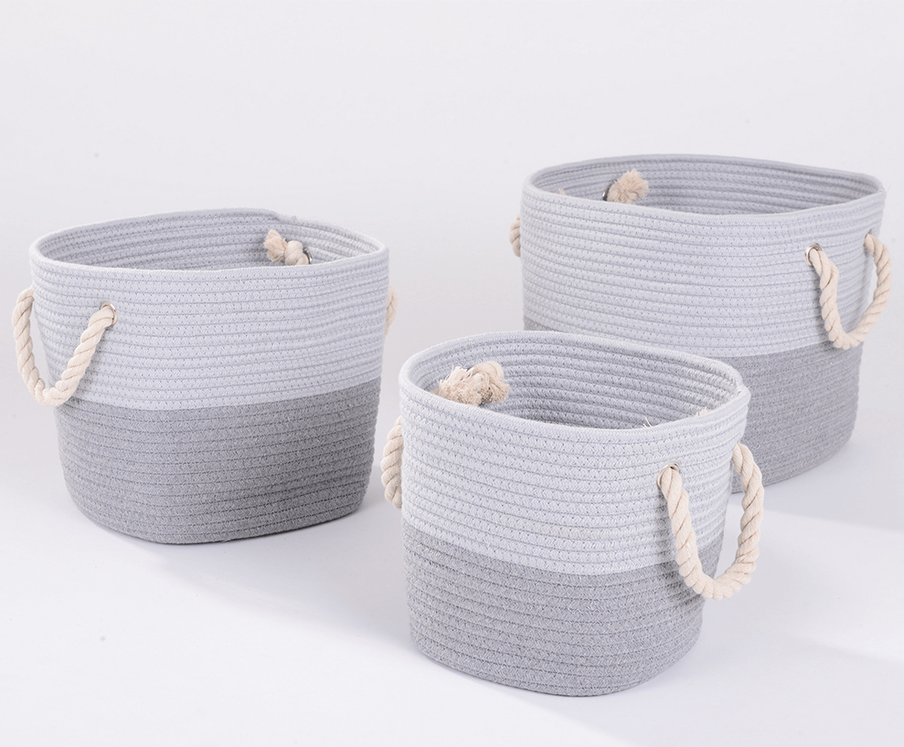 Cotton Rope Basket | Light Grey – Magasins Hart | Hart Stores