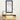 Textured Wood Black Framed Mirror