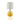 Lampe de table jaune et blanche