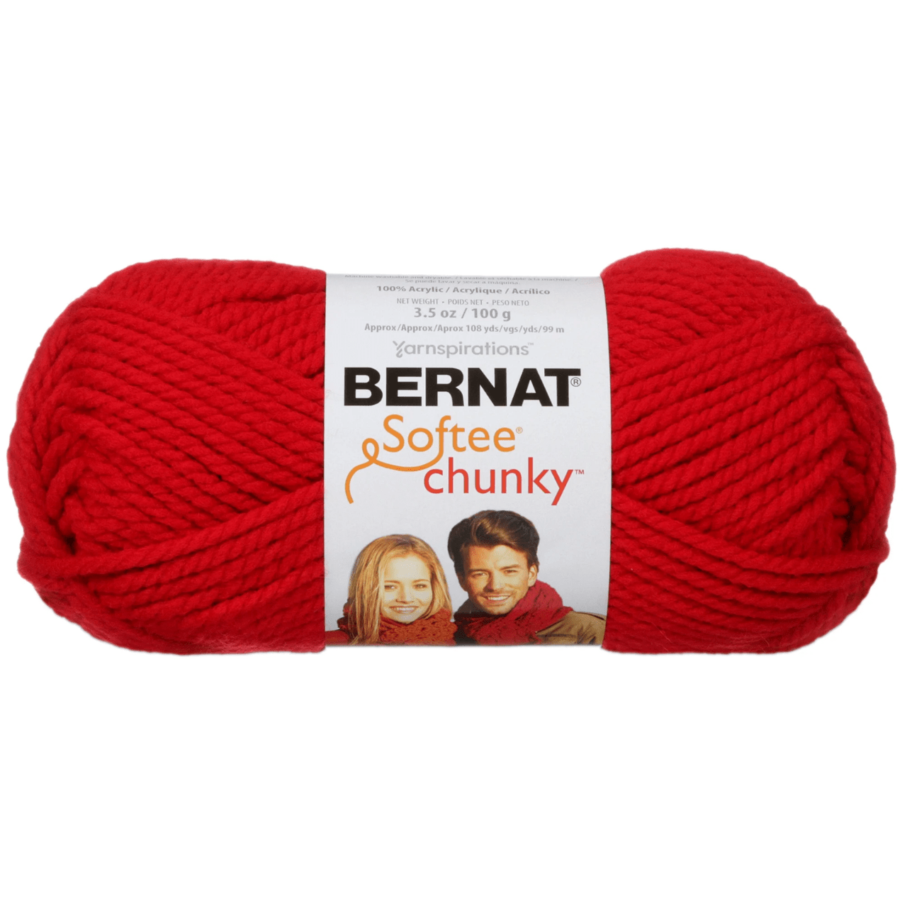 Bernat Red Bernat Softee Chunky Yarn – Berry Red – Magasins Hart | Hart Stores