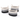 Cotton Rope Basket | Oval - White/Black/Grey - Magasins Hart | Hart Stores