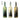 3 Asst 10L 14" Glass Bottle,Forest Decal - Magasins Hart | Hart Stores