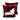 CUSHION PLAID RED/BLK SHERPA