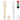 Assorted Painted Twig Branches with 20 LED Lights – Battery-Operated, Silver & Gold