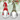 1-Fabric Standing Gnome Santa With Grey Fur Beards