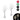 Set of 2 Battery-Operated Pre-Lit Birch Trees – 48 Warm White LEDs (60 cm)
