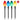 Éclairage de chemin à LED – Ampoules géantes (lot de 4, multicolores)