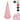 Sapin pop-up rose pré-éclairé de 1,8 m – 200 LED bicolores (blanc chaud et multicolore) 