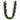Guirlande de pin vert de luxe de 2,74 m – 200 pointes 