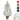 Sapin de Noël blanc en fibre optique de 0,9 m avec flocons de neige et étoile – 12 fonctions 