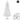 1.83M WHITE PVC TREE WITH 400 TIPS. DIAMETER 34”,  PLASTIC STAND