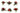 6 Assorted 7"Berry/Pine/Cone/Fruit Pick - Magasins Hart | Hart Stores