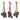 55.9cm Hanging Pinecone Cluster – Assorted Green, Red & Gold Ribbons - Magasins Hart | Hart Stores
